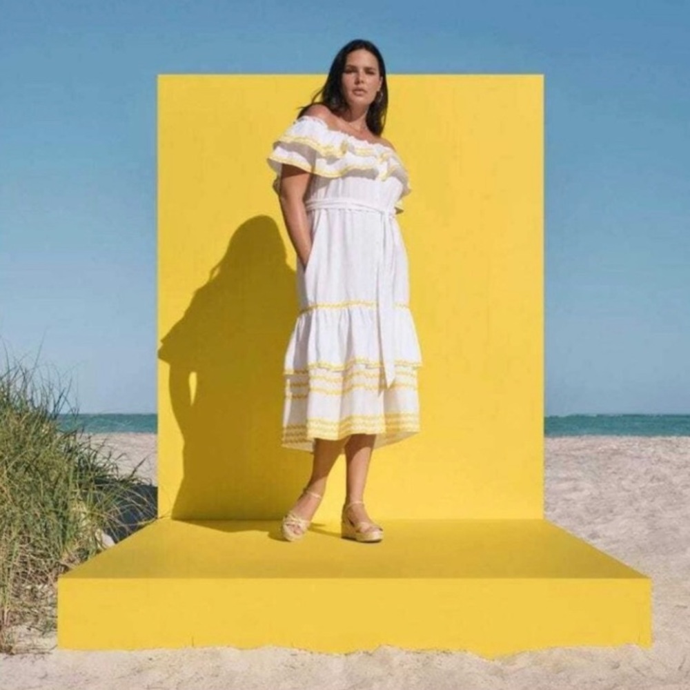 Lisa Marie Fernandez x Target Off Shoulder Dress (M) NWT